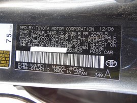 2007 Toyota Prius Grey 1.5L AT #Z22740